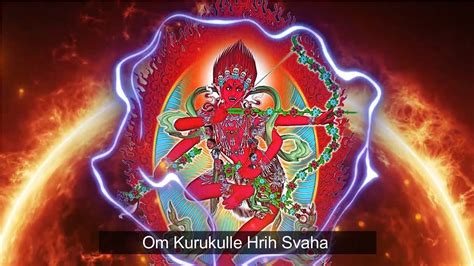 <b>om kurukulle hri soha</b> Thus recite the mantra 1,080 times, settled in the expanse of primordial purity. . Om kurukulle hri soha
